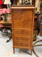 Haute commode - Secrétaire, avec tiroirs et plateau de travail rabattable (5467) – Image 2