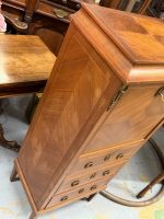 Haute commode - Secrétaire, avec tiroirs et plateau de travail rabattable (5467) – Image 11