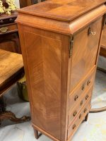 Haute commode - Secrétaire, avec tiroirs et plateau de travail rabattable (5467) – Image 3