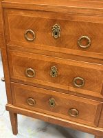 Haute commode - Secrétaire, avec tiroirs et plateau de travail rabattable (5467) – Image 12