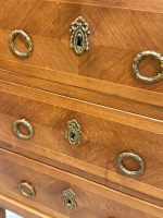 Haute commode - Secrétaire, avec tiroirs et plateau de travail rabattable (5467) – Image 13