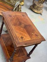 4395. Hinged Wooden Coffee Table, Small Size - Image 3