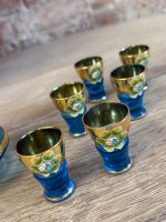 murano stikla komplekts - neliela izmēra karafe ar 6gab mazām glāzītēm (5747) - Image 6