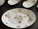 Porcelāna pusdienu servīze ar ziediem — "HACHE, JULLIEN & Cie, VIERZON, PARIS", 1878 MEDE D'OR PARIS - zelta medaļa pasaules izstādē (Antique Porcelain Dinner Service) (6895) - Image 5