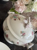 Porcelāna pusdienu servīze ar ziediem — "HACHE, JULLIEN & Cie, VIERZON, PARIS", 1878 MEDE D'OR PARIS - zelta medaļa pasaules izstādē (Antique Porcelain Dinner Service) (6895) - Image 17