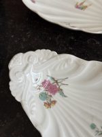 Porcelāna pusdienu servīze ar ziediem — "HACHE, JULLIEN & Cie, VIERZON, PARIS", 1878 MEDE D'OR PARIS - zelta medaļa pasaules izstādē (Antique Porcelain Dinner Service) (6895) - Image 18