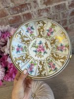 Napoleona III laikmeta porcelāna salātu bļoda ar karoti (5828) - Image 8