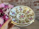 Napoleona III laikmeta porcelāna salātu bļoda ar karoti (5828) - Image 6