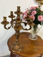 Grezns un Monumentāls Bronzas Kandelabrs 6 Svecēm — Neorokoko stilā, (Grand Bronze Rococo Candelabra for Six Candles — Neo-Rococo Style) (5066) - Image 3