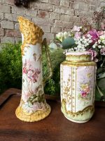 Antikt porcelæn stel - Art Nouveau, Østrig - antik kande krukke
