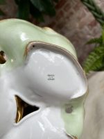 Porcelāna Šķīvis ar Putnu Detalizāciju, Zaļā un Zelta Krāsa, Šķīvim ir 3 Nodalījumi un Rokturis (4913) - Image 13