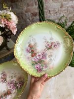 Porcelāna Šķīvji ar Ziedu Motīviem, Vidēji Liela Izmēra (4914) - Image 3