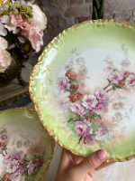 Porcelāna Šķīvji ar Ziedu Motīviem, Vidēji Liela Izmēra (4914) - Image 4
