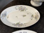 Silēzijas porcelāna pusdienu servīze ar meža ziedu motīvu — Historisms (6856) – Bild 7