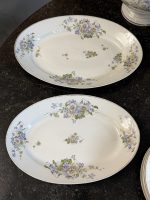 Silēzijas porcelāna pusdienu servīze ar meža ziedu motīvu — Historisms (6856) – Bild 6