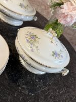 Silēzijas porcelāna pusdienu servīze ar meža ziedu motīvu — Historisms (6856) – Bild 16