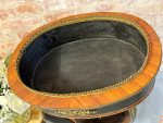 Napoleona III Stila Koka Puķu Galdiņš — Jardinière ar bronzas elementiem, vidēja izmēra, viegls pēc svara (6254) - Image 10