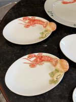 Set of 6 Lobster Plates and 1 Large Serving Platter (6858) - Image 4