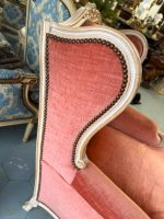 Atpūtas krēsls ar pufu — Luija XV stilā (French Louis XV Style Bergère Armchair with Ottoman) (4617) - Image 25