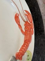 Set of 6 Lobster Plates and 1 Large Serving Platter (6858) - Image 9