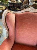 Atpūtas krēsls ar pufu — Luija XV stilā (French Louis XV Style Bergère Armchair with Ottoman) (4617) - Image 19
