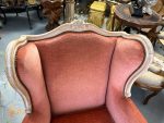 Atpūtas krēsls ar pufu — Luija XV stilā (French Louis XV Style Bergère Armchair with Ottoman) (4617) - Image 20