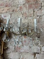 bra sienas lampa 3 spuldzēm ar lieliem, smagiem kristāliem, vidēja izmēra (6765) - Image 11