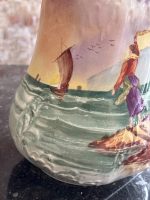 porcelāna krūka pasteļtoņos ar zelta krāsas detalizāciju, liela izmēra (7193) - Image 4