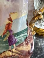 porcelāna krūka pasteļtoņos ar zelta krāsas detalizāciju, liela izmēra (7193) - Image 6