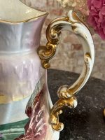 porcelāna krūka pasteļtoņos ar zelta krāsas detalizāciju, liela izmēra (7193) - Image 8