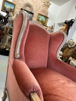Atpūtas krēsls ar pufu — Luija XV stilā (French Louis XV Style Bergère Armchair with Ottoman) (4617) - Image 16