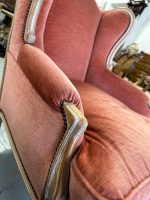 Atpūtas krēsls ar pufu — Luija XV stilā (French Louis XV Style Bergère Armchair with Ottoman) (4617) - Image 15