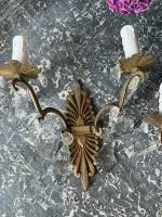 2pcs bedside wall lamps with crystals, small size (6767) - Image 3