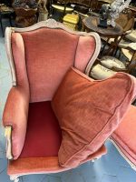 Atpūtas krēsls ar pufu — Luija XV stilā (French Louis XV Style Bergère Armchair with Ottoman) (4617) - Image 30