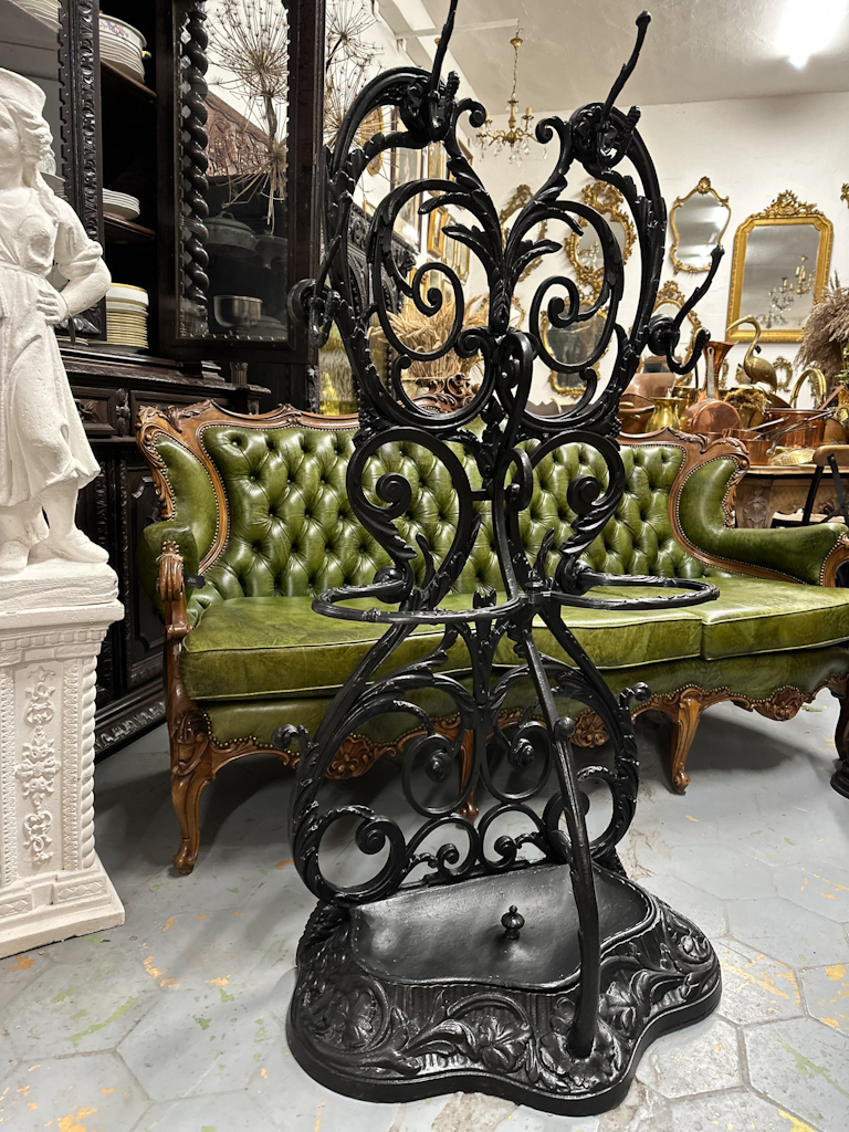 Støbejerns knagerække (entre stander) — Napoleon III, Frankrig, ca. 1860-1880