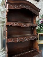 Grezns franču valrieksta šķīvju plaukts vaisselier — Luija XV stilā, Francija, 19. gs. (antique french wall plate rack) (3688) - Image 4