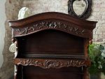 Grezns franču valrieksta šķīvju plaukts vaisselier — Luija XV stilā, Francija, 19. gs. (antique french wall plate rack) (3688) - Image 13