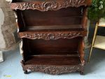 Grezns franču valrieksta šķīvju plaukts vaisselier — Luija XV stilā, Francija, 19. gs. (antique french wall plate rack) (3688) - Image 14