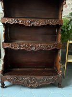 Grezns franču valrieksta šķīvju plaukts vaisselier — Luija XV stilā, Francija, 19. gs. (antique french wall plate rack) (3688) - Image 15