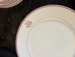 porcelāna servīze ar rozā krāsas detalizāciju un iniciāļiem (6929) - Image 6