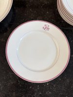 porcelāna servīze ar rozā krāsas detalizāciju un iniciāļiem (6929) - Image 12