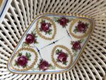 "Limoge" porcelāna trauciņš ar ziedu motīvu un zelta krāsas akcentu, vidēja izmēra (7200) - Image 5