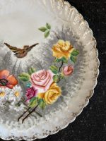 porcelāna šķīvis ar ziedu motīvu (6925) - Image 3