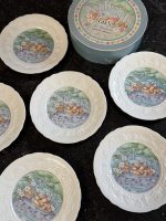 Gien "Les Fromages" siera servēšanas šķīvju komplekts oriģinālajā kastē (Gien Cheese Plates) (6873) - Image 5