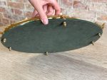 Spoguļa Paplāte ar Bronzas Detaļām (small antique mirror vanity tray) — Historisma stilā, (5587) - Image 13