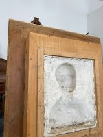 Liela izmēra skulptūra zelta krāsas rāmī, ļoti smaga (1154) - Image 10
