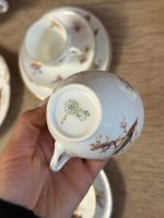 Ekskluzīva antīka Royal Doulton kaula porcelāna tējas servīze "Savvaļas putni" — ap 1920.–1930. gadiem, 6 personām (5766) - Image 5
