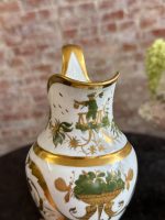 porcelāna piena krūze ar greznu zeltījumu (7208) - Image 3