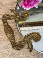 spoguļa paplāte, liela izmēra "vanity mirror tray / plateau de toilette" , spogulis ir novecojis ar pleķiem (5790) - Image 16