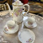 Tējas/Kafijas, Porcelāna Servīze, *Tējkannai ir neliela plaisa osītē (4534)